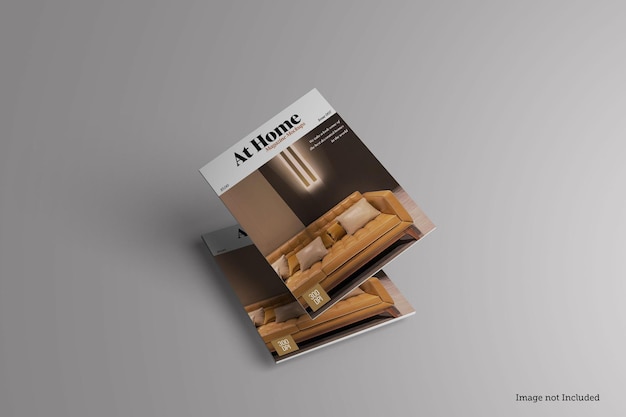 Cover Magazine Mockup – Download Free Stock Photo