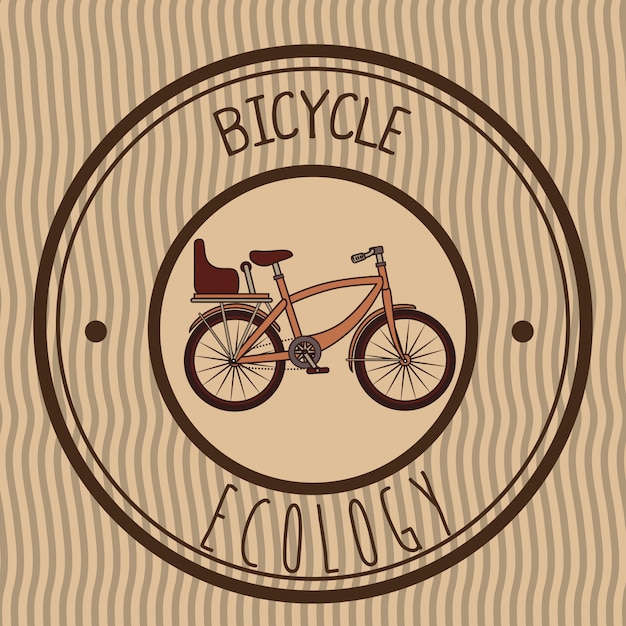 Retro Emblem Bicycle Illustration – Free Download, Free Stock Photo