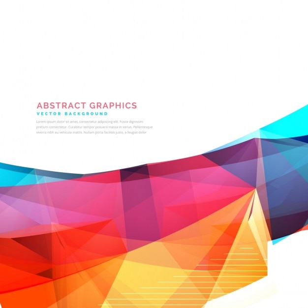 Full Color Background with Polygonal Shapes – Free Download