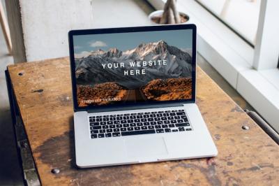 Laptop Screen Mockup – Free Download