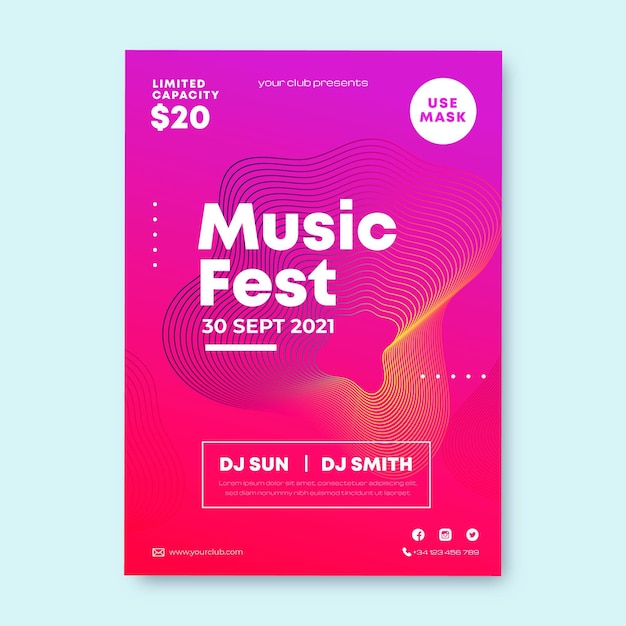 Music Festival Flyer Template – Free Download