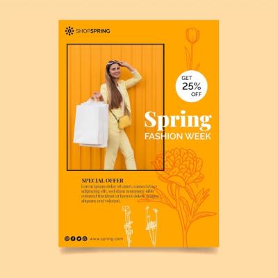 Spring Sale Flyer Template – Free Download