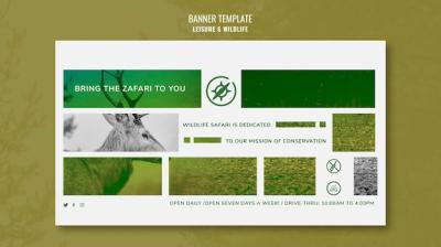 Leisure and Wildlife Banner – Free Download