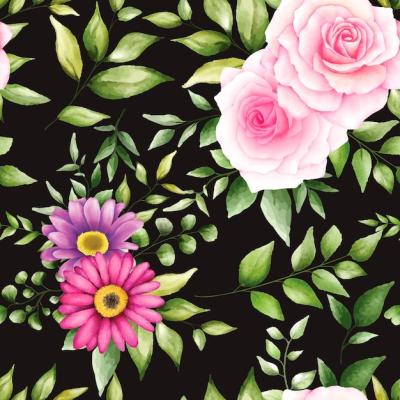 Beautiful Watercolor Floral Seamless Pattern – Free Download