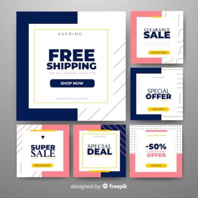 Promotion Square Banner Collection – Free Download