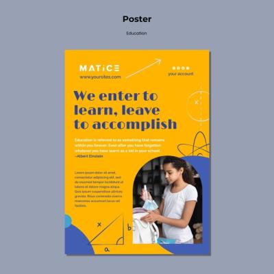 Creative Education Print Template – Free Download