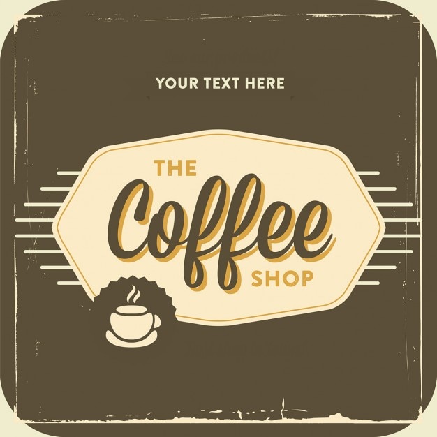 Retro Coffee Shop Background – Download Free Stock Photo