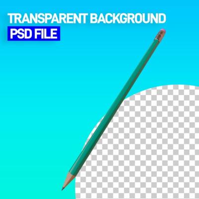 Realistic PNG Pencil PSD – Free Download