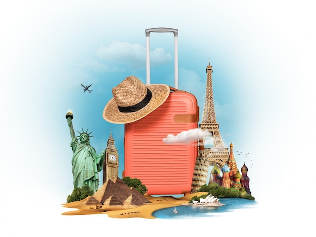 Travel Concept with Baggage – Free Download Free Stock Photo