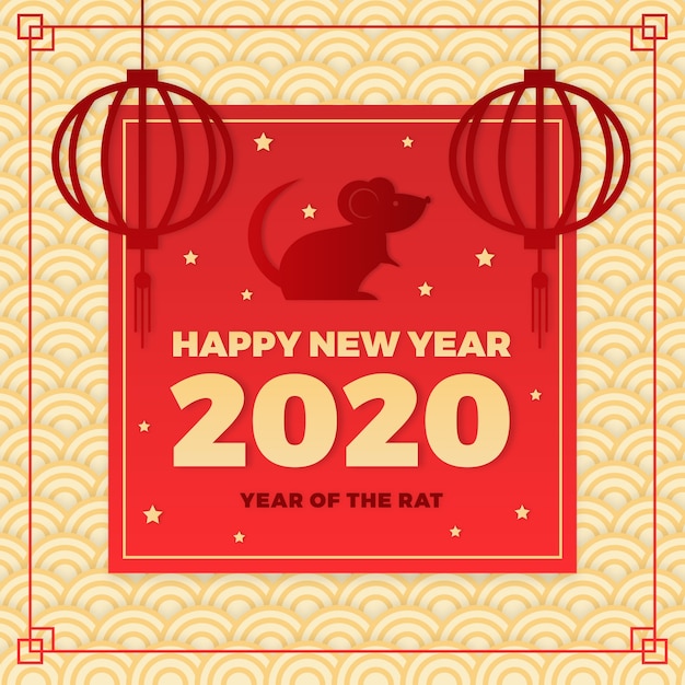 Chinese New Year Paper Style Background – Free Stock Photo to Download