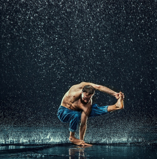 The Male Break Dancer in Water – Free Download