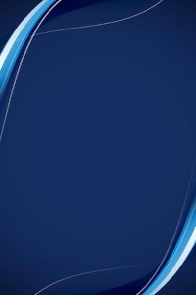 Blue Curve Frame Template Vector – Free Download