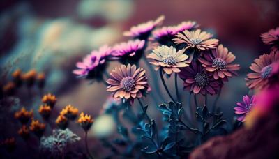 Purple Wildflowers in Close-Up – Free Download