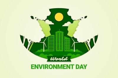 World Environment Day Background in Paper Style – Free Download