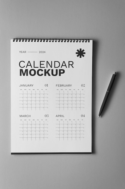 2023 Calendar Mockup Design – Free to Download