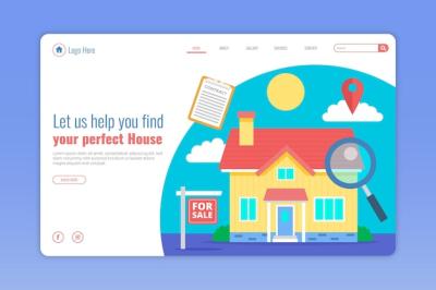 Real Estate Landing Page – Free Download, Download Free Stock Photo