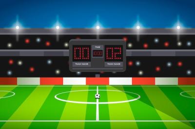 Gradient Football Field Background – Free Download