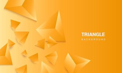 3D Triangle Orange Background – Free Download