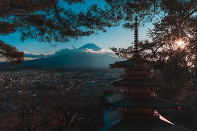 The Arakurayama Sengen Park with Mount Fuji – Free Download