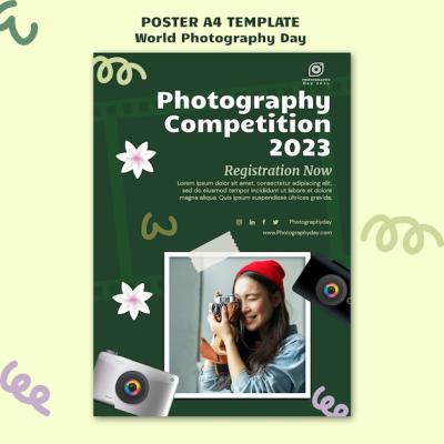 World Photography Day Poster Template – Free Download