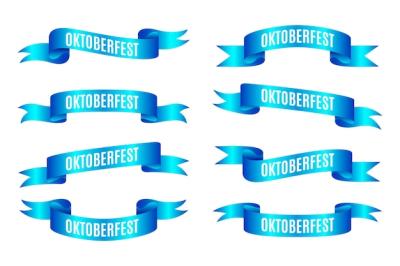 Realistic Oktoberfest Ribbons – Free Download