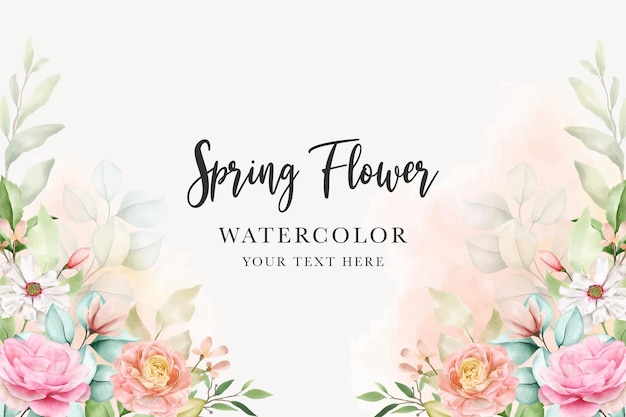 Beautiful Wreath Border and Frame Floral Design – Free Download