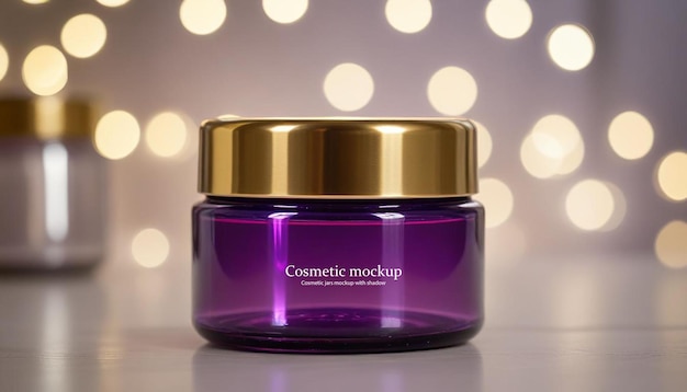 Cosmetics Jar Mockup PSD – Free to Download