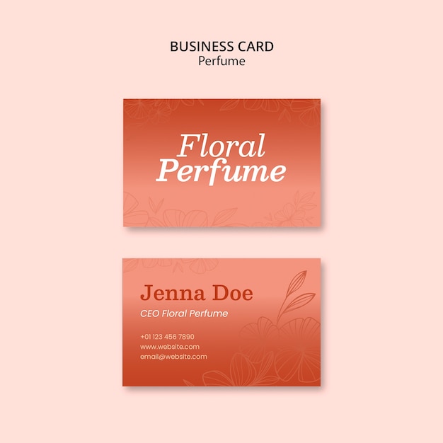 Perfume Template Design for Elegant Branding – Free Download