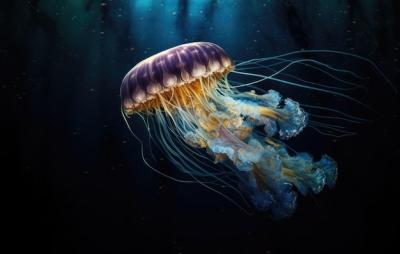 Macro Photography of Underwater Jellyfish Closeup – Free Stock Photo for Download