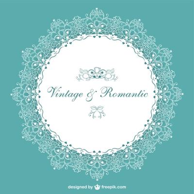 Retro Romantic Wedding Invitation – Free Download