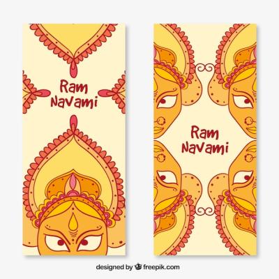 Hand Drawn Ram Navami Banners – Free Download Free Stock Photos