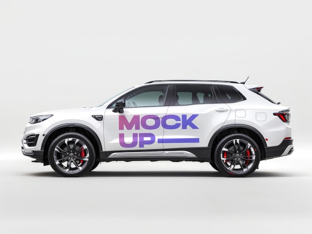 SUV Sports Car Mockup PSD for Branding | Free Download