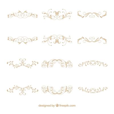 Collection of Wedding Ornaments – Free Download