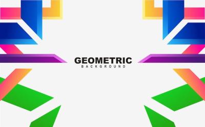 Modern Abstract Background Design with Geometric Shapes – Free to Download