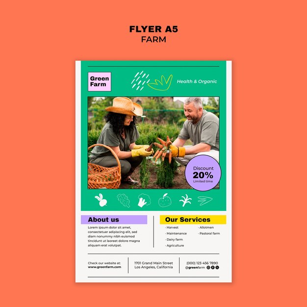 Farm Template Design – Free Download