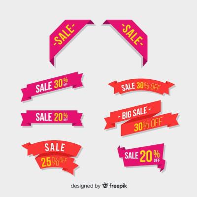 Sales Banner Vector Template – Free Download