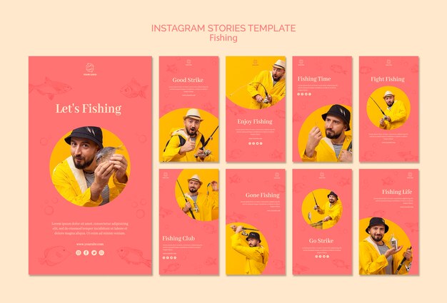 Fishing Instagram Stories Template – Free Download