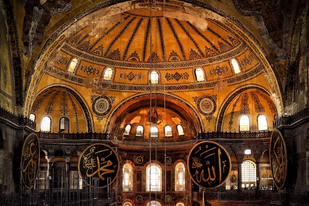 Interior of the Hagia Sophia Ayasofya in Istanbul, Turkey – Free Stock Photo for Download