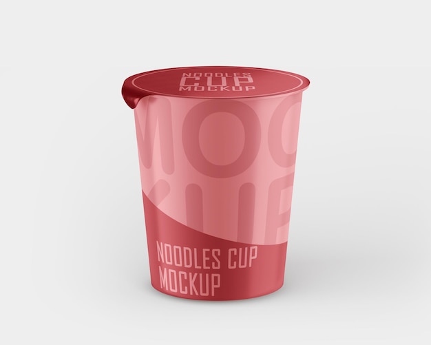 Realistic Noodle Cup Mockup – Free to Download