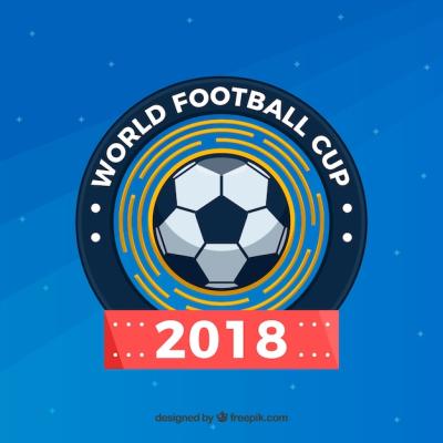 World Football Cup Background with Ball – Free Download