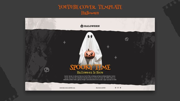 Grungy Happy Halloween YouTube Cover – Free Download