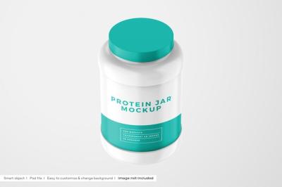 Protein Jar Mockup – Free Download