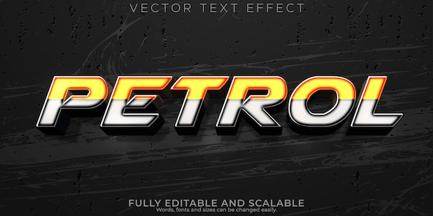 Editable Petrol Text Effect and Gasoline Text Style – Free Download