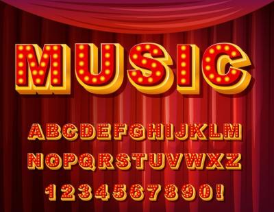 A Set of English Alphabet Game Show Style – Free Download