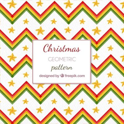 Christmas Geometric Pattern – Free Download