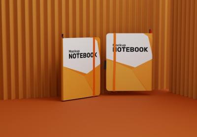 Round Corner Notebook Mockup – Free to Download