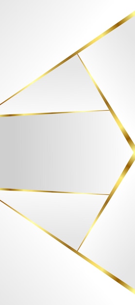 Geometric Golden Lines on White Background – Free to Download