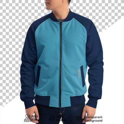 A Blue and Black Jacket on Transparent Background – Free Download