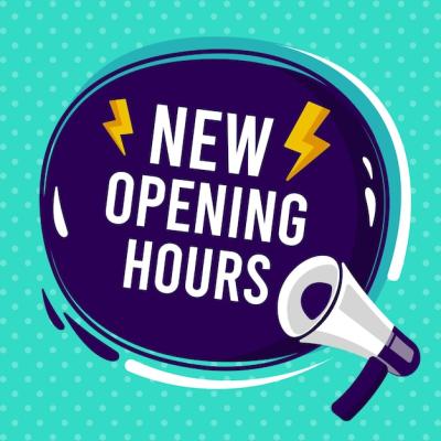 Innovative Opening Hours Sign Concept – Free Download