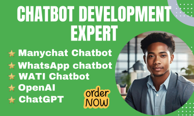 I Will Set Up Effectively Trained WATI Manychat OpenAI Chatbots for Your Website